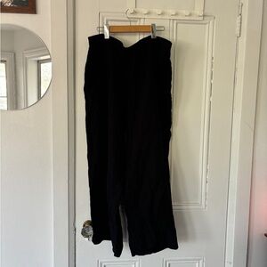 Drawstring Black Pant